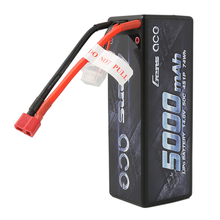 Gens Ace 5000mAh 4S1P 14.8V 50C HardCase Lipo Battery 14# With Deans Plug