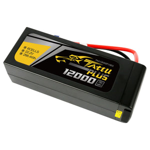 Tattu 12000mAh 6S1P 22.2V 15C Smart Lipo Battery Pack With EC5 Plug (New Version)