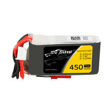 Tattu 450mAh 2S1P 7.4V 75C Lipo Battery Pack With JST-SYP Plug