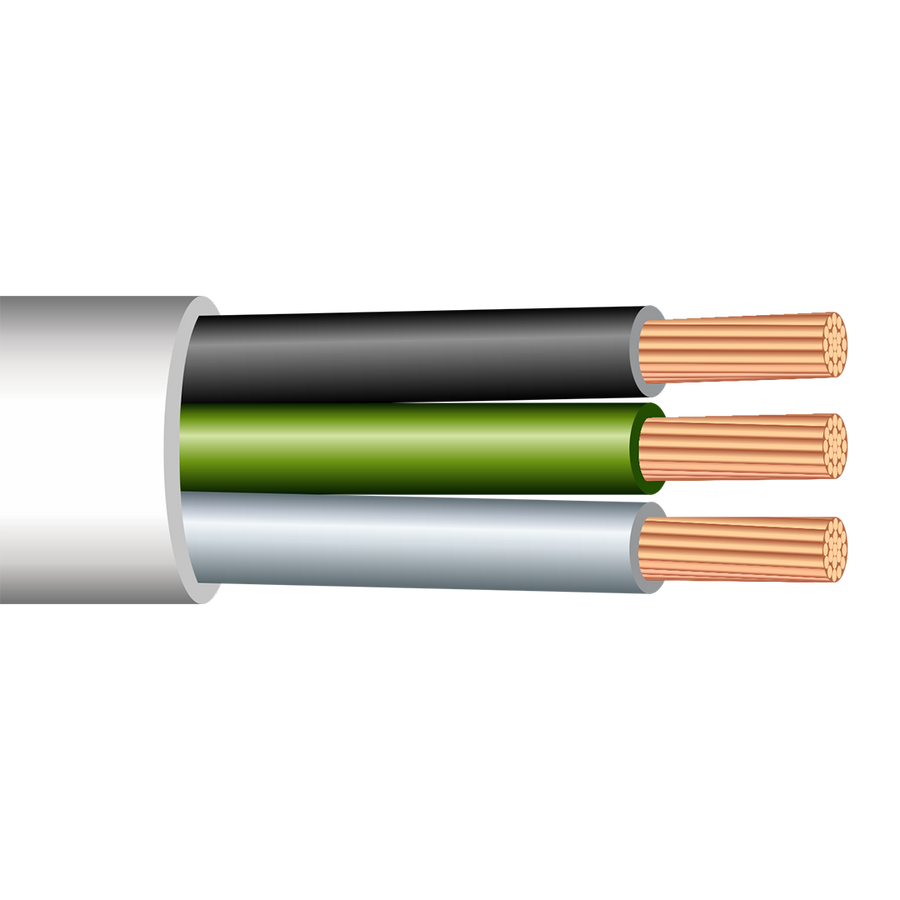 10 GAUGE 3 CONDUCTOR TRIPLEX MARINE CABLE UL 1426 TINNED COPPER WIRE