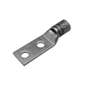 Burndy YA342L 500 MCM 3/8" Stud 2 Hole Inspection Window Standard Barrel Copper Terminal Lug