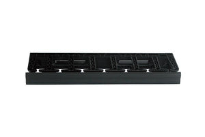 Velocity Single-Sided Black Horizontal Cable Manager 1U x 19"W x 5.9"D CPI 13930-701