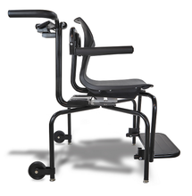 Digital Rolling Chair Scale Retractable Padded Armrests Detecto 6880