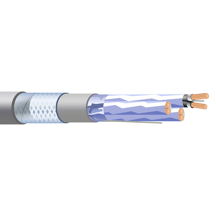 Shipboard Cable TPS16TIA Multi Pair Al Armor Individual Overall Shield PVC