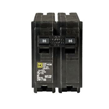 Square D HOM270 2 Pole 70 Amp 120/240 VAC 10 kA Mini Plug On Circuit Breaker