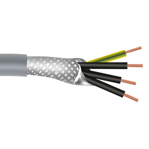 Shipboard Cable MXO / MXSO Multi Conductor Lightweight PVDF Braid 600V