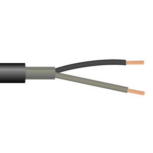 Shipboard Cable LSDNW-75 1 AWG 2 Conductor Xlpe Polyolefin Bare Copper