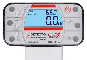 Digital Clinical Scales With Wi-Fi and Bluetooth Sonar Height Rods AC-Adapter Detecto APEX-SH-C-AC