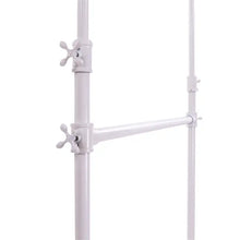 Pipeline Add-on Hangbar For Ballet Racks Gloss White Econoco PSAOHWH