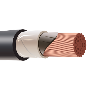 Shipboard Cable LSSSGU-100 1/0 AWG 1 Conductor Watertight Silicone Rubber