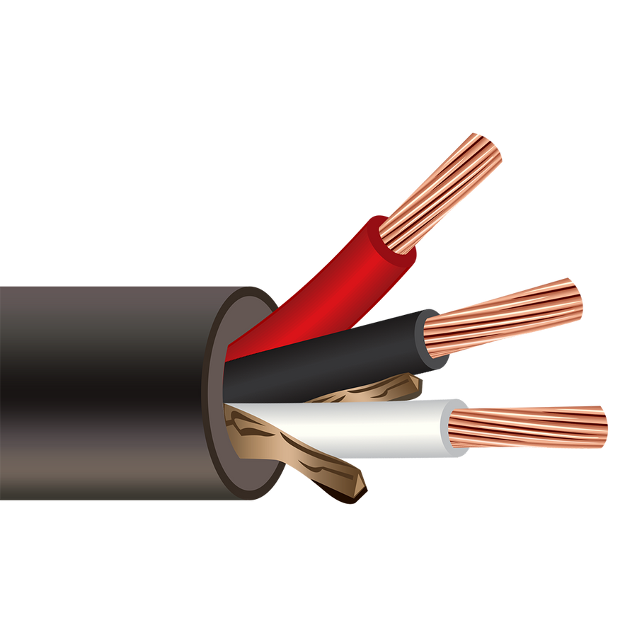 Shipboard Cable LSFNW-23 7 AWG 4 Conductor Non Watertight Binder 1000V