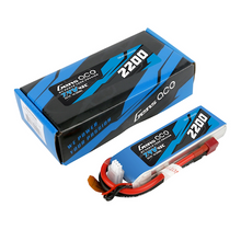 Gens Ace 2200mAh 2S1P 7.4V 45C Lipo Battery Pack With Deans Plug