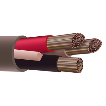 Shipboard Cable LSTCKX-7 16 AWG 7 Conductors Chromel Alumel Fillers Binder