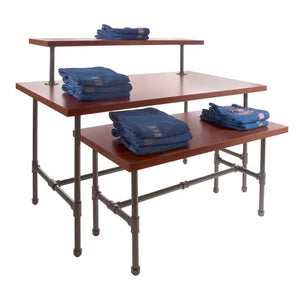 Pipeline Nesting Table Topper - Frame Dark Brown Top Econoco PSNTTOPSET