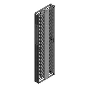 Motive Double-Sided Black Vertical Cable Manager 84"H x 6"W x 23.6"D CPI 32620-703