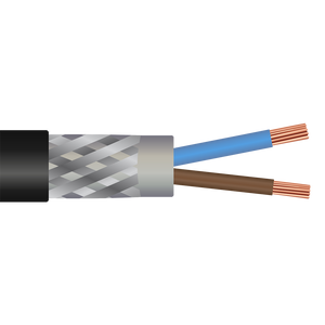 Shipboard Cable DNI-41 4 AWG 2 Conductor Bare Copper PVC/Nylon 600V