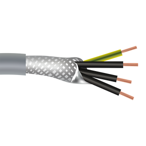 Shipboard Cable 2XO / 2XAO Multi Pair Overall Braid Shield Tinned Copper