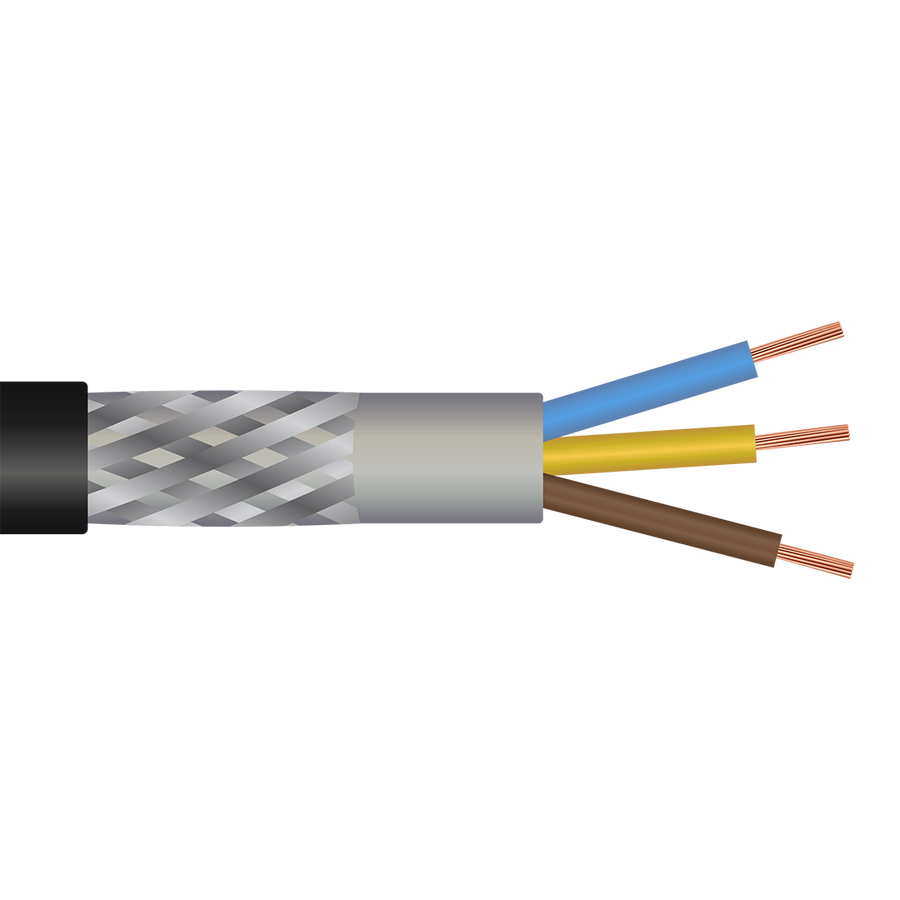 Shipboard Cable MNI-30-4 14 AWG 30 Conductor Thermoplastic Nylon PVC 600V