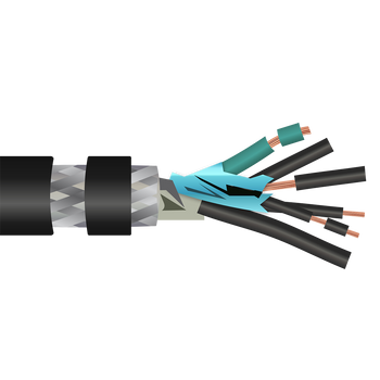 Shipboard Cable LSMSCU-10 18 AWG 10 Conductor Bare Copper Halogen-Free