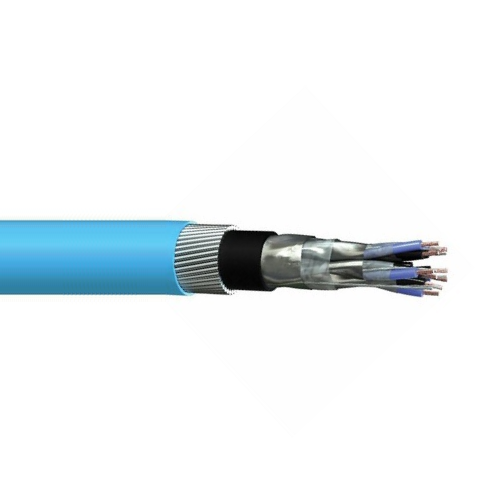 ECS IA18-01TA4 18 AWG 1T Strand Tinned Copper Individual Foil Shield AIA PVC 300V Instrumentation Cable