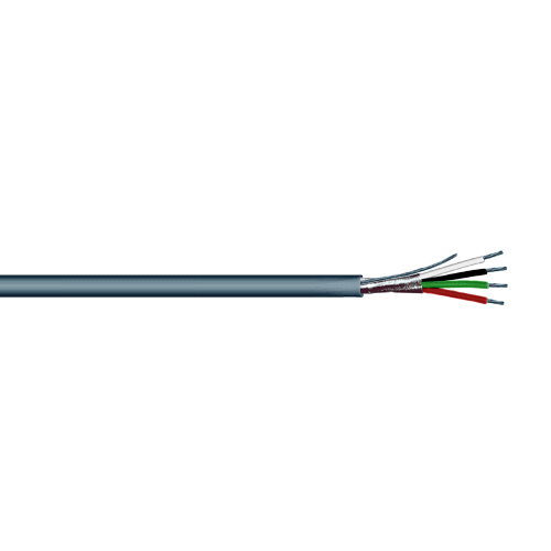 ECS E14-02CA1-BR 14 AWG 2C Stranded Tinned Copper Drain Shielded Al Foil PVC CMG 600V Electronic Cable