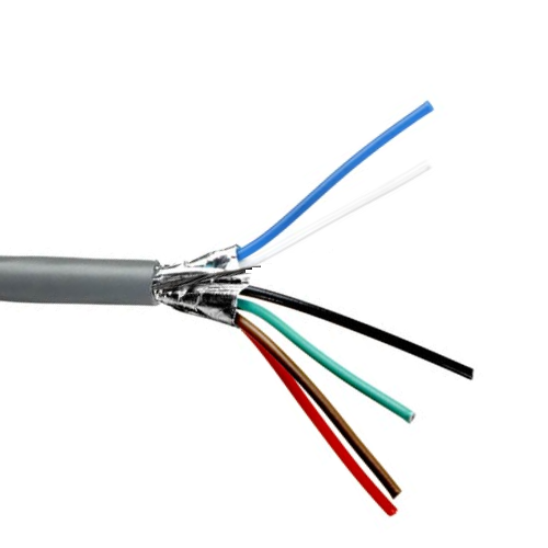 ECS CICB14-02CA0 14 AWG 2C 7 Stranded Bare Copper Unshielded Direct Bury FR PVC 600V 90°C Control Instrumentation Cable