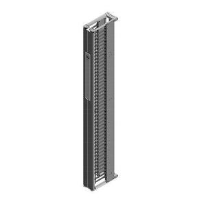 Motive Single-Sided Black Vertical Cable Manager 84"H x 8"W x 15.5"D CPI 32611-703