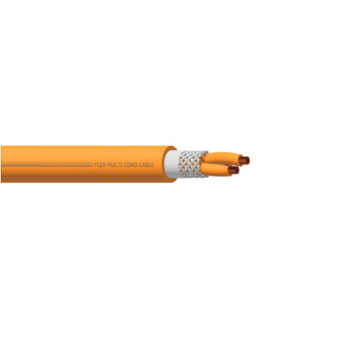 10mm² 2 Cores 80 Stranded Electric And Hybrid Vehicle BC AL Foil TC Braid Exrad Ergo-Flex 150C 1KV Battery Cable