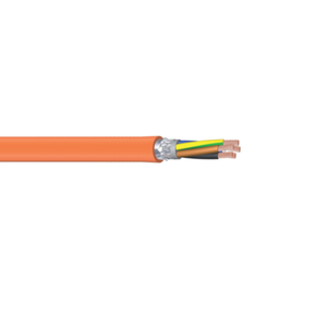 4mm² 4C BC Electric And Hybrid Vehicle AL Foil TC Braid EPR 600V/1KV Battery Cable Orange