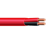 ECS FA18-02CB0 18 AWG 2C Solid Bare Copper Unshielded PVC 300V 105°C CMG FT4 Fire Alarm Cable