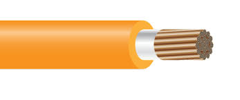 1 AWG 1 Conductor 600V Orange Super Excelene Welding Cable