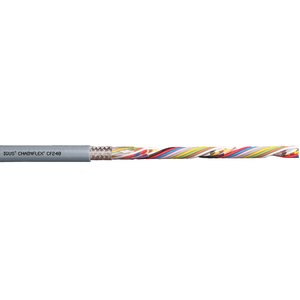 Igus CF240-03-04 22 AWG 4C Stranded Bare Copper Shielded TC Braid PVC 300V Chainflex® CF240 Data Cable