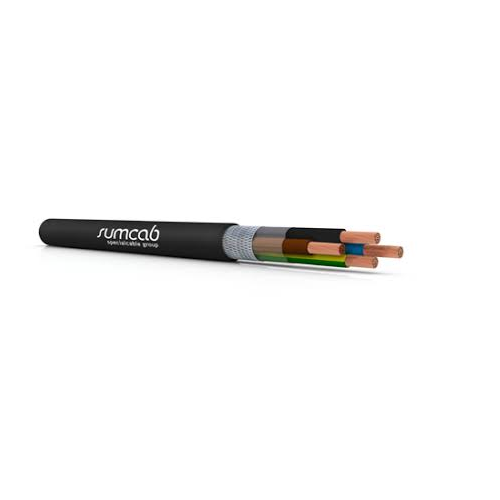 Sumflex® 110100300220000 14 AWG 30C Bare Copper Concentric Shielded Braid PVC YCY 300/500V Screened Cable