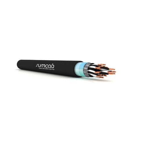 16 AWG 20C Bare Copper Shielded TC Drain PVC Sumflex® POS (VOV-K) 300/500V Eca Instrumentation And Control Cable