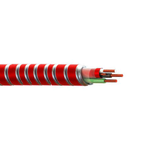 ECS FAAP18-05CB0 18 AWG 5C Solid Bare Copper Unshielded Red AIA FT4 PVC 300V CSA Alarm Cable