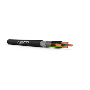 Sumflex® 110100030220000 14 AWG 3C Bare Copper Concentric Shielded Braid PVC YCY 300/500V Screened Cable