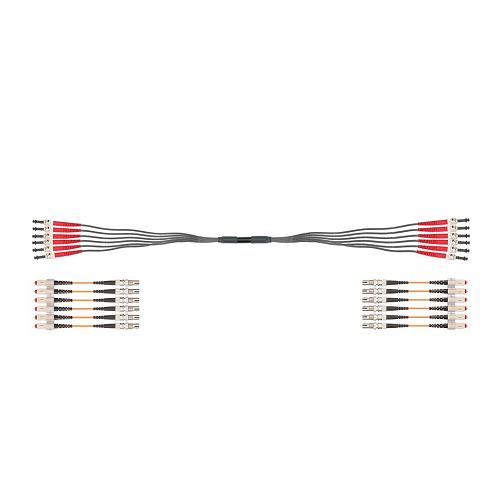 Igus LWL9040076 12Fiber Connector AB-ST incl. Conversion SC 62.5μm Multimode Gradient Glass Harnessed CFLG.G Optic Cable