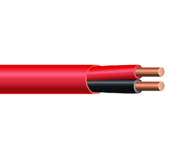 ECS FAG22-30CB0 22 AWG 30C Solid Bare Copper Unshielded PVC 300V 105°C CMG FT4 Fire Alarm Cable