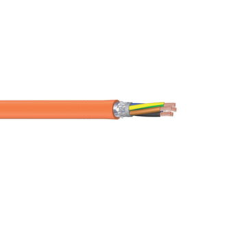 4mm² 2C BC Electric And Hybrid Vehicle AL Foil TC Braid EPR 600V/1KV Battery Cable Orange