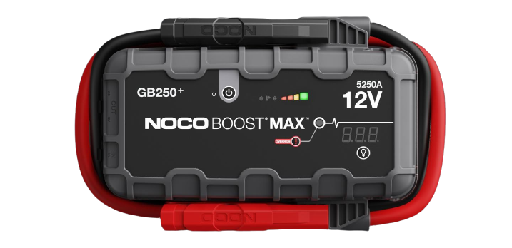 Boost MAX 12V 5250A UltraSafe Lithium Jump Starter For Engines Upto 16.0 L Gas & Diesel NOCO GB250
