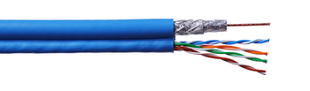 1 CAT 5E 1 RG6 QUAD COMPOSITE CABLE