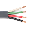 Waytek WD16-4 16 Gauge 4C 19/29 Strand Bare Copper Unshielded Flat PVC 105C 60V Brake Cable