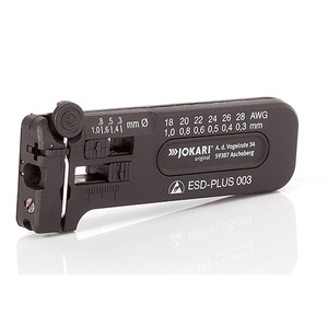 18 - 28 AWG 0.30-1.0 mm ESD Plus 003 Wire Strippers Jokari 40029