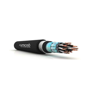 20 AWG 40P Bare Copper Shielded TC Braid PVC Sumline RE-2X(ST)YSWAY PIMF 300V Armored Instrumentation Cable