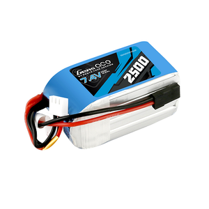 Gens Ace 2500mAh 2S2P 7.4V Hump RX Lipo Battery Pack With JR-3P Plug