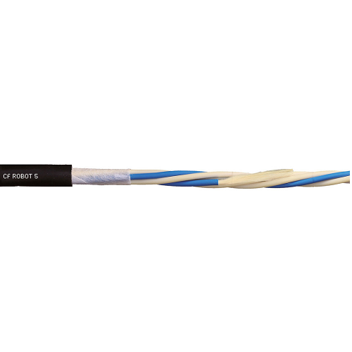 Igus CFROBOT5-500 2Fiber Stranded Aramid GOF Multimode Glass 62.5μm TPE Chainflex® CFROBOT5 Optical Cable