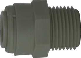 5/32" X 1/4" Plastic Push-In X MIP Adapter 20046P