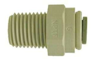 1/4" X 1/4" Plastic Push-In X MIP Adapter 20055P