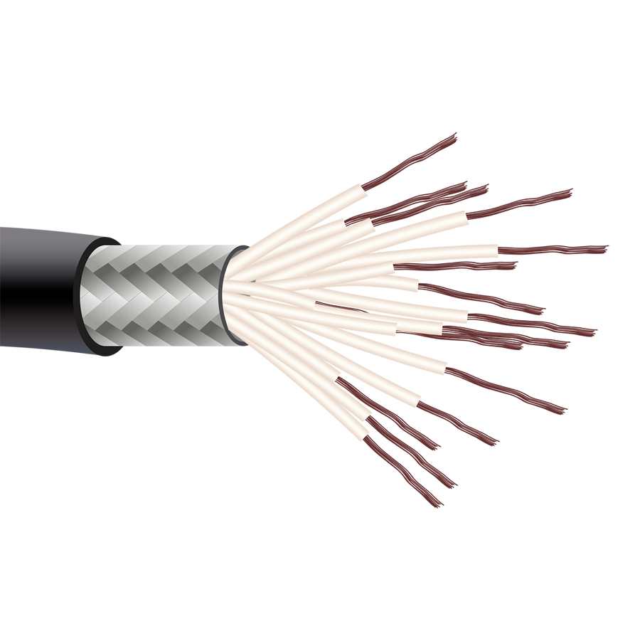 Shipboard Cable 3XSW-7 18 AWG 7 Triad Xlp Individual Shield Braid