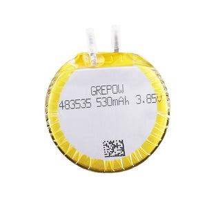 Grepow 530mAh 3.85V LiPo Round Shaped Battery 4835035